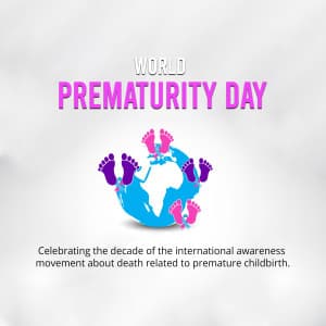 World Prematurity Day ad post