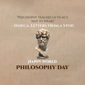 World Philosophy Day graphic
