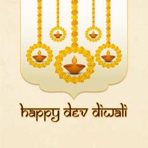 Dev Deepawali greeting image