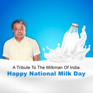 National Milk Day marketing flyer