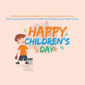 World Children's Day Facebook Poster