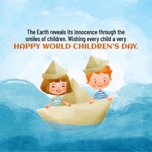 World Children's Day Instagram Post