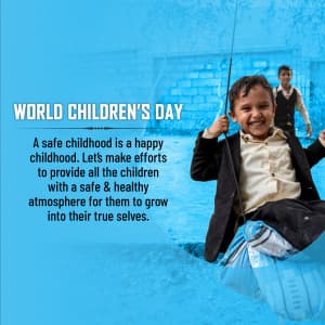 World Children's Day event advertisement