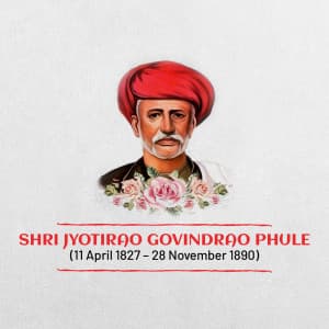 Jyotirao Phule Punyatithi graphic