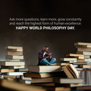 World Philosophy Day Instagram Post
