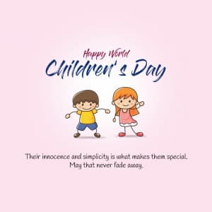 World Children's Day video