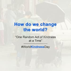 World Kindness Day greeting image