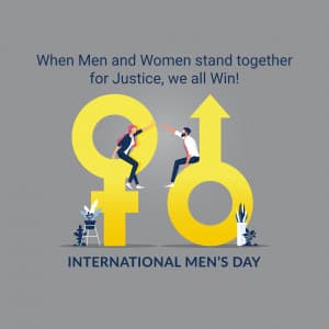 International Men’s Day graphic