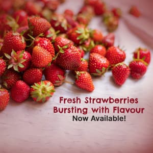Strawberries facebook banner