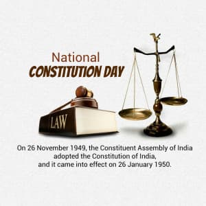 National Constitution_Day whatsapp status poster