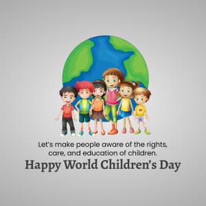 World Children's Day poster