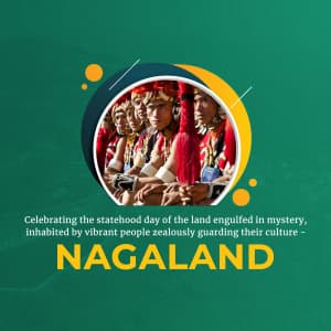 Nagaland Foundation Day event advertisement