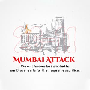 Mumbai Attack Remembrance Day ad post