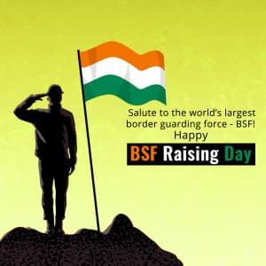 BSF Raising Day advertisement banner