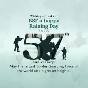 BSF Raising Day ad post