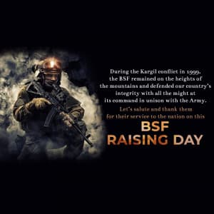 BSF Raising Day marketing poster