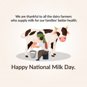 National Milk Day banner