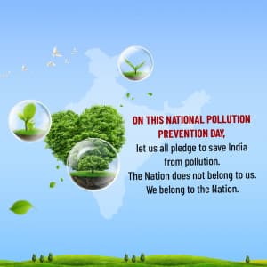 Pollution Prevention Day greeting image