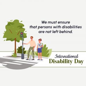 Disability Day advertisement banner