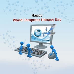 Computer Literacy Day ad post