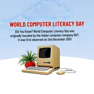 Computer Literacy Day graphic