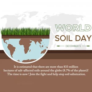 World Soil Day advertisement banner