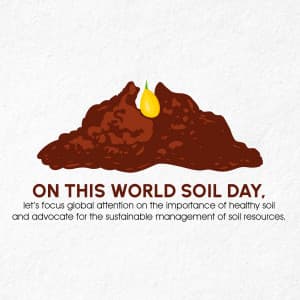 World Soil Day marketing poster