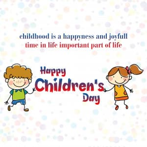 Children's Day Facebook Poster