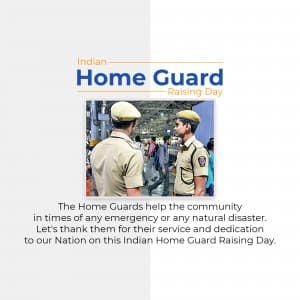 Home Guard Raising Day marketing poster