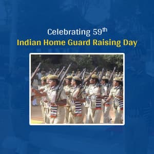 Home Guard Raising Day marketing flyer