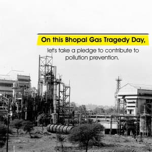 Bhopal Gas Tragedy Day marketing flyer