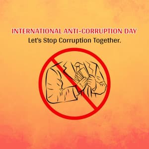 International Anti-Corruption Day creative image