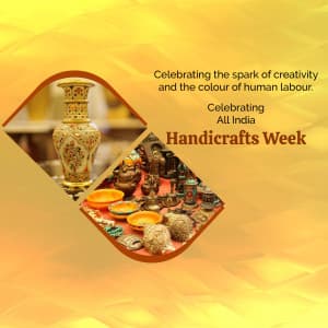 All India Handicrafts Week advertisement banner