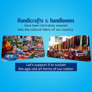 All India Handicrafts Week marketing poster