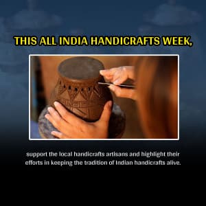 All India Handicrafts Week creative image