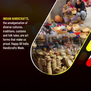 All India Handicrafts Week poster Maker
