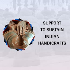 All India Handicrafts Week whatsapp status poster