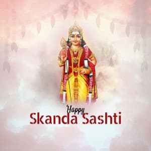 Skanda Sashti advertisement banner