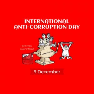 International Anti-Corruption Day Instagram Post