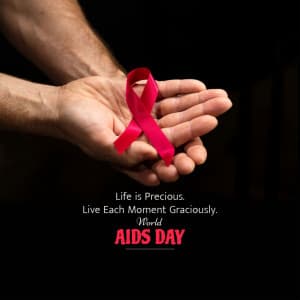 World AIDS Day advertisement banner