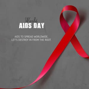 World AIDS Day ad post