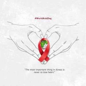 World AIDS Day marketing poster