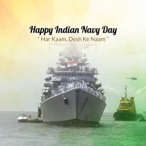 Indian Navy Day ad post