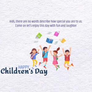 Children's Day event advertisement