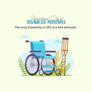 Disability Day event poster