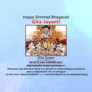 Gita Gyan event poster