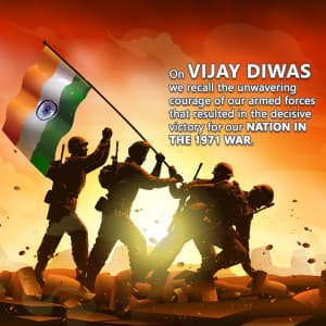 Vijay Diwas marketing flyer