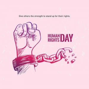 Human Rights Day Facebook Poster