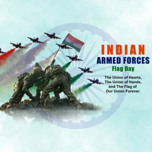 Armed Forces Flag Day greeting image