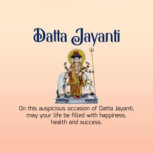 Dattatreya Jayanti poster Maker